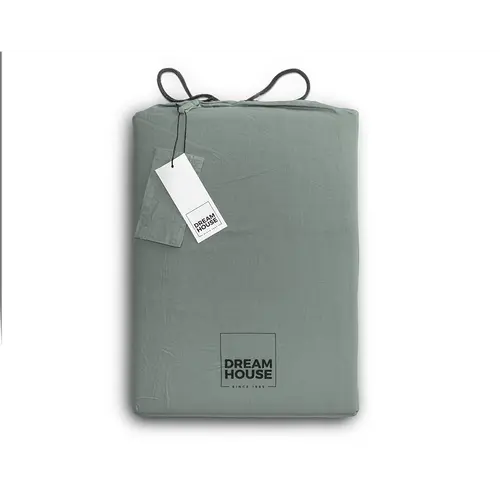 Dreamhouse Dekbedovertrek Stone Washed Groen