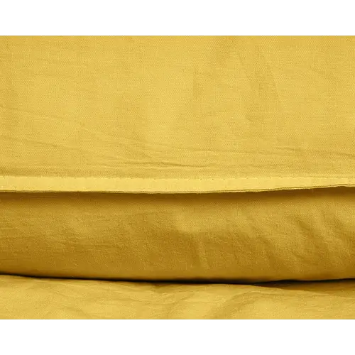 Dreamhouse Dekbedovertrek Stone Washed Geel