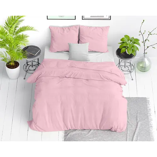 Dreamhouse Dekbedovertrek Stone Washed Roze