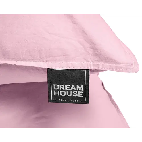 Dreamhouse Dekbedovertrek Stone Washed Roze