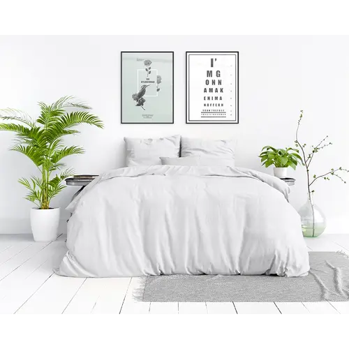 Dreamhouse Dekbedovertrek Stone Washed Wit