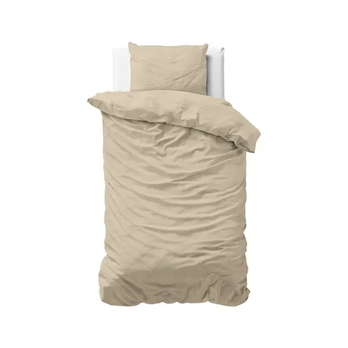 Dreamhouse Dekbedovertrek Stone Washed Zand