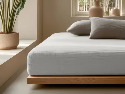 Dreamhouse Hoeslaken Mousseline Crème