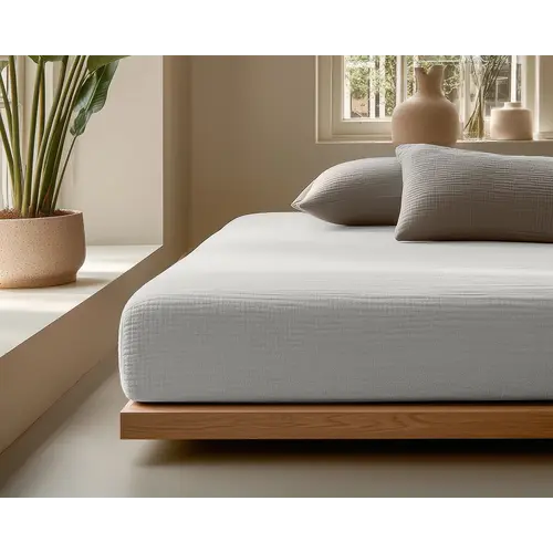 Dreamhouse Hoeslaken Mousseline Crème