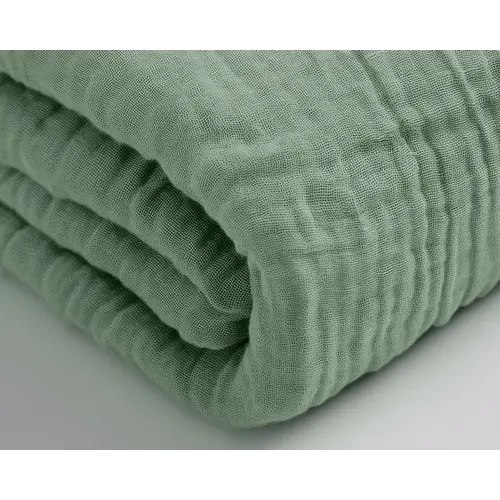 Dreamhouse Hoeslaken Mousseline Groen