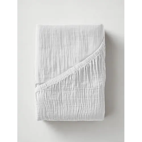 Dreamhouse Hoeslaken Mousseline Wit