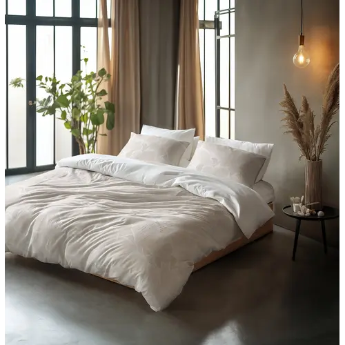 Sleeptime Dekbedovertrek Ginkgo Whisper Zand