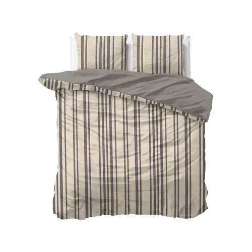 Sleeptime Dekbedovertrek Linear Linen Zand Sleeptime Dekbedovertrek Linear Linen Zand