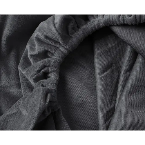 Sleeptime Hoeslaken Velvet Antraciet