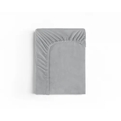 Sleeptime Hoeslaken Velvet Grijs
