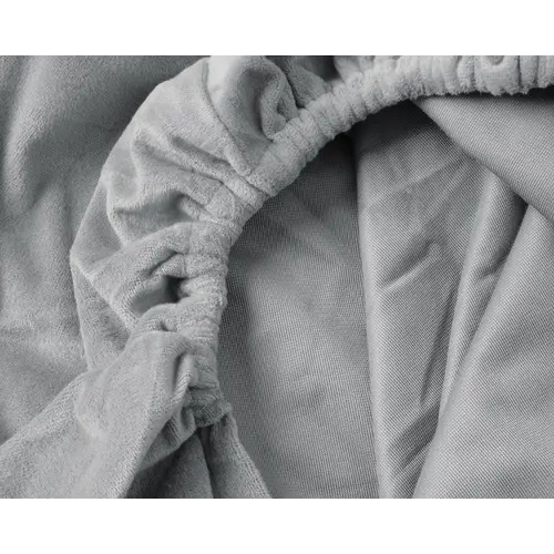 Sleeptime Hoeslaken Velvet Grijs