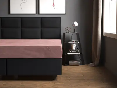 Sleeptime Hoeslaken Velvet Roze