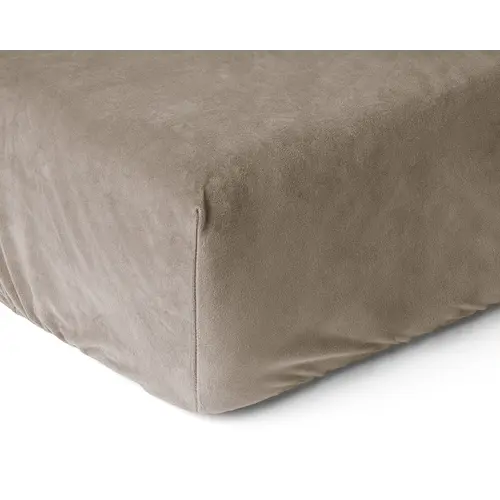 Sleeptime Hoeslaken Velvet Taupe Grijs