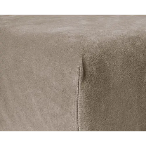 Sleeptime Hoeslaken Velvet Taupe Grijs