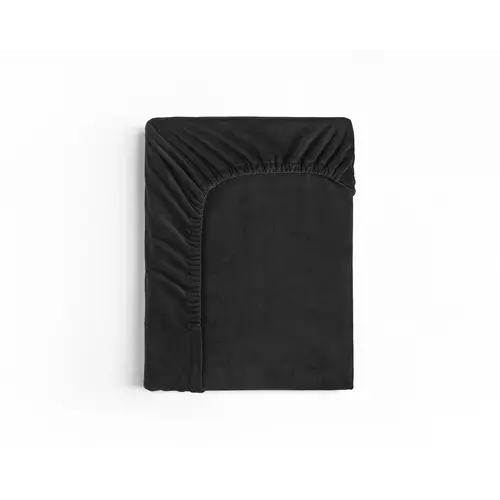 Sleeptime Hoeslaken Velvet Zwart Sleeptime Hoeslaken Velvet Zwart