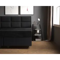 Hoeslaken Velvet Zwart