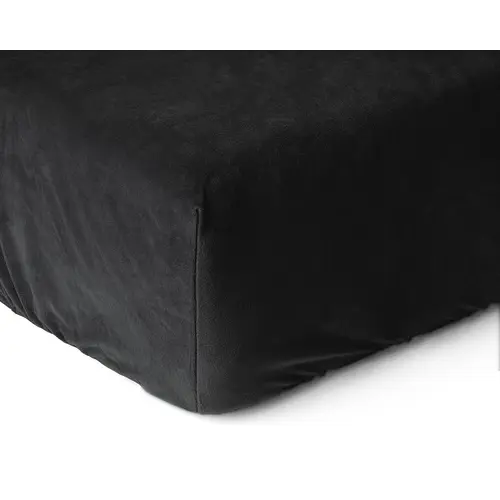 Sleeptime Hoeslaken Velvet Zwart Sleeptime Hoeslaken Velvet Zwart