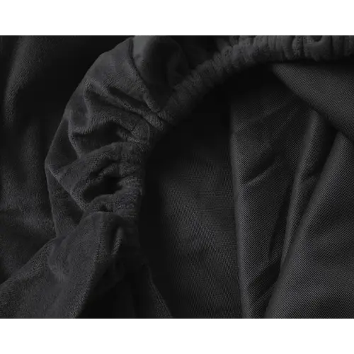 Sleeptime Hoeslaken Velvet Zwart Sleeptime Hoeslaken Velvet Zwart