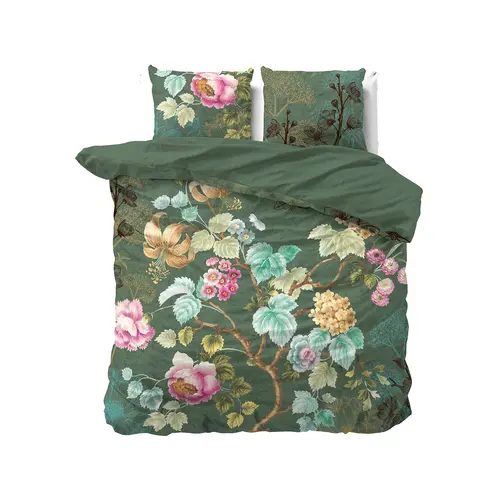 Dreamhouse Dekbedovertrek Chanda Olijfgroen