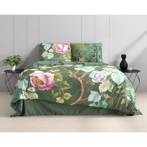 Dreamhouse Dekbedovertrek Chanda Olijfgroen