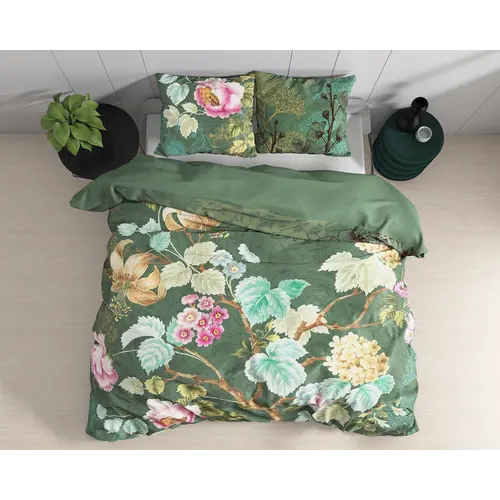 Dreamhouse Dekbedovertrek Chanda Olijfgroen