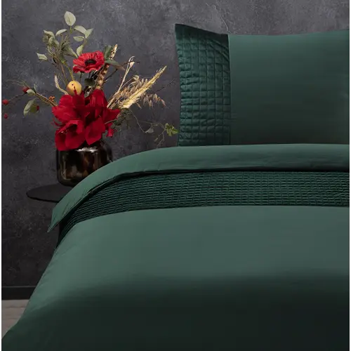 Sleeptime Dekbedovertrek Velvet Band Groen