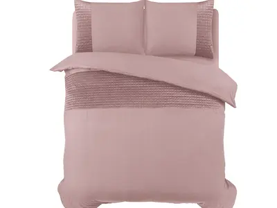 Sleeptime Dekbedovertrek Velvet Band Roze