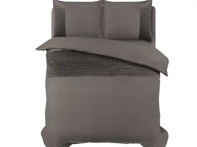 Sleeptime Dekbedovertrek Velvet Band Taupe