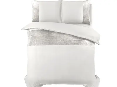Sleeptime Dekbedovertrek Velvet Band Wit