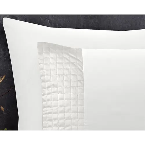 Sleeptime Dekbedovertrek Velvet Band Wit