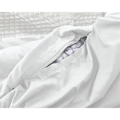 Sleeptime Dekbedovertrek Velvet Band Wit