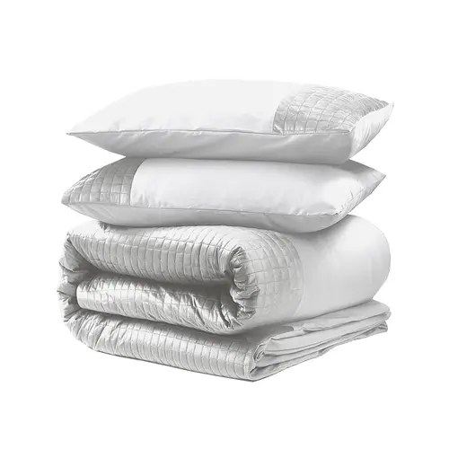 Sleeptime Dekbedovertrek Velvet Band Wit