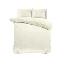 Dekbedovertrek Velvet Uni Crème