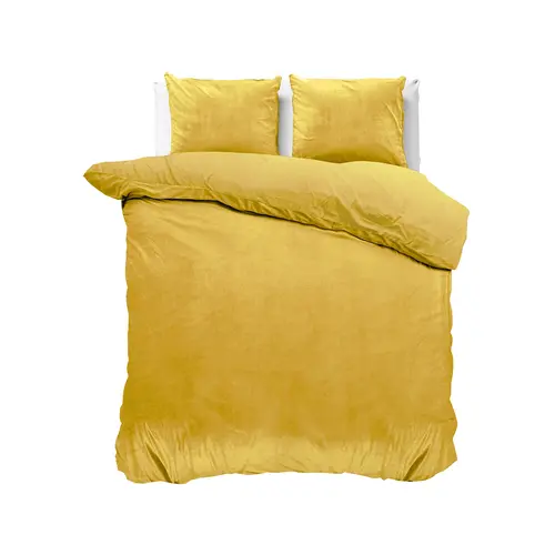 Sleeptime Dekbedovertrek Velvet Uni Goud