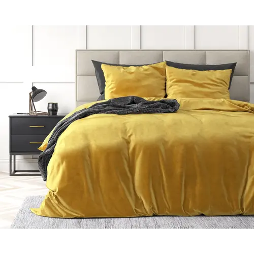 Sleeptime Dekbedovertrek Velvet Uni Goud