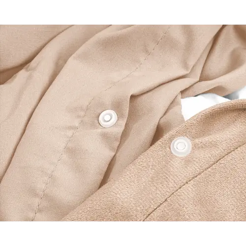 Sleeptime Dekbedovertrek Velvet Uni Nude