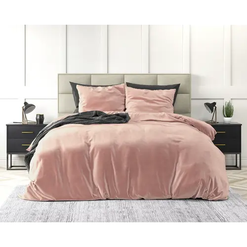Sleeptime Dekbedovertrek Velvet Uni Roze