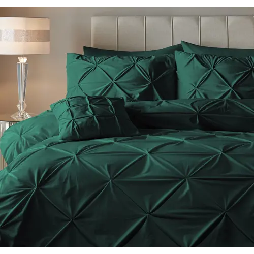 Sleeptime Dekbedovertrek Velvet Pintuck Groen