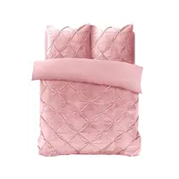 Dekbedovertrek Velvet Pintuck Roze
