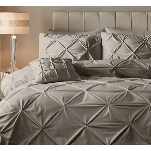 Sleeptime Dekbedovertrek Velvet Pintuck Zand