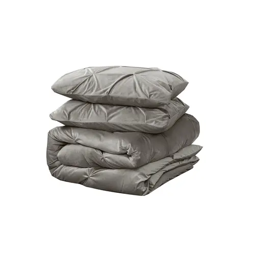 Sleeptime Dekbedovertrek Velvet Pintuck Zand