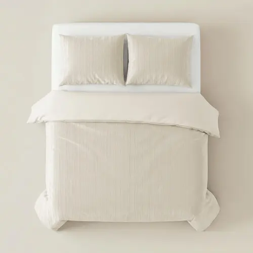 Sleeptime Dekbedovertrek Velvet Lining Beige