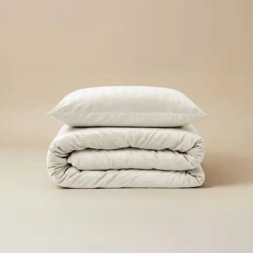 Sleeptime Dekbedovertrek Velvet Lining Beige