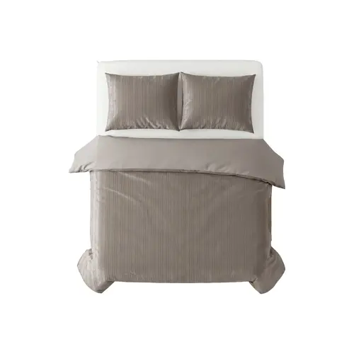 Sleeptime Dekbedovertrek Velvet Lining Taupe Grijs