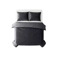 Dekbedovertrek Velvet Lining Zwart