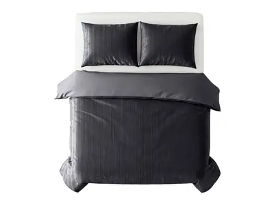 Sleeptime Dekbedovertrek Velvet Lining Zwart