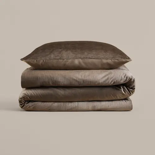 Sleeptime Dekbedovertrek Velvet Cartier Taupe