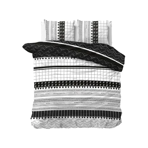 Sleeptime Dekbedovertrek Artic Stripe Wit