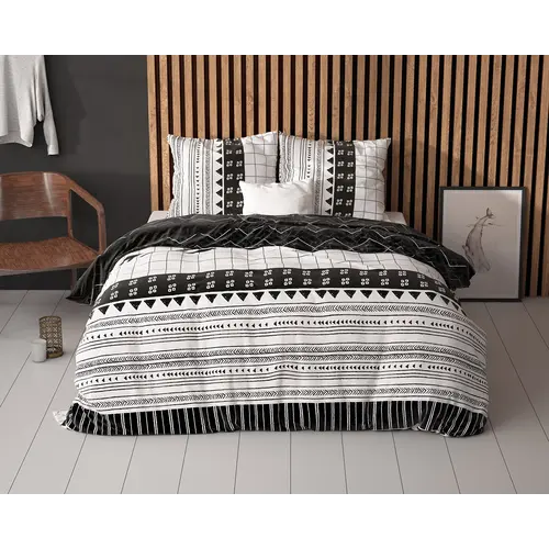 Sleeptime Dekbedovertrek Artic Stripe Wit