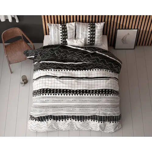 Sleeptime Dekbedovertrek Artic Stripe Wit